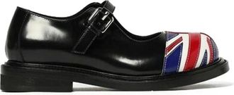 Moschino English Olivia - Dames - Ballerinas - Zwart - 39 EU - Leer - Schoenen
