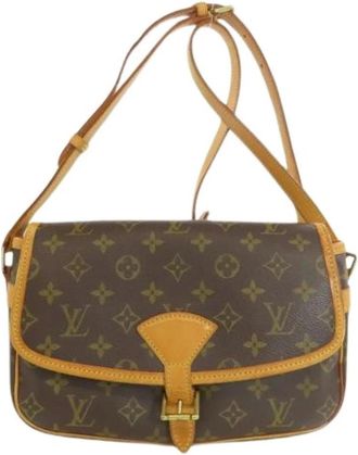 Louis Vuitton Pre-owned Monogram Schoudertas - Dames - Vintage Schoudertas - Bruin - ONE Size - Vintage