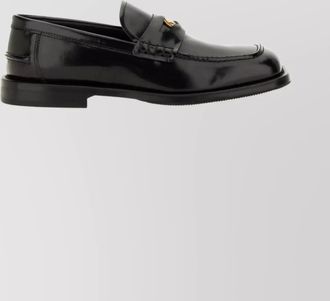 Moschino leather berlin loafers