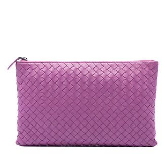 Bottega Veneta Pre-owned Bottega Veneta Nappa Intrecciato Clutch Unisex 5DD8S1U0XGIOKCDC
