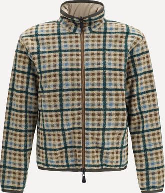 Moncler Reversible teddy-effect zip Sweatshirt Male XL