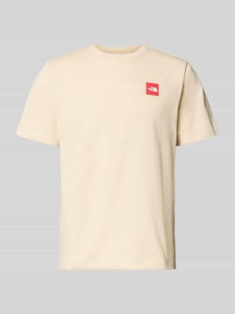 The North Face Regular Fit T-Shirt mit Logo-Print in Offwhite, Gr&ouml;&szlig;e XXL