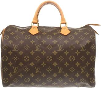 Louis Vuitton Pre-owned Fabric louis-vuitton-bags - Dames - Vintage Handtas - Bruin - ONE Size - Vintage