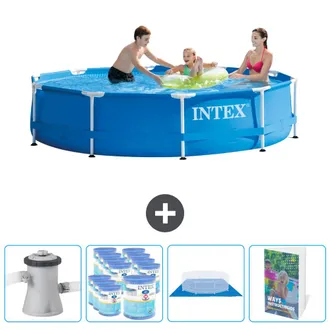 Intex Piscina Con Estructura Redonda - 305x76 Cm - 7-piezas Scb103