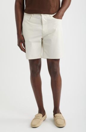 AG - Adriano Goldschmied Bay Athletic Fit Airluxe Dobby Shorts in Champagne at Nordstrom, Size 36