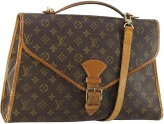 Louis Vuitton Pre-owned Handbags, female, Brown, Size: ONE SIZE Pre-owned Canvas Handbag
