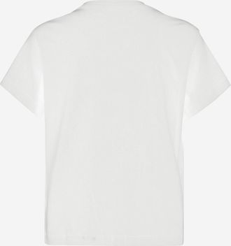 Amiri Boys Cotton Logo Print T-Shirt White T-Shirts And Polos