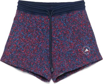 adidas by Stella McCartney Paarse Shorts met Elastische Tailleband en Zakken - Dames - Korte sportbroeken - Paars - XS - Fitness