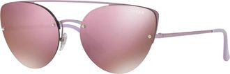 Vogue Eyewear Dames zonnebril met metalen montuur - Dames - Zonnebrillen - Paars - ONE Size - Accessoires