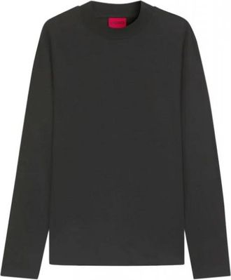 HUGO BOSS Tops > T-shirts - Heren - Longsleeves - Zwart - S - Katoen - Tops