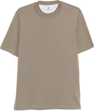 Brunello Cucinelli crew-neck T-shirt - Groen