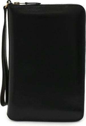 Herm&egrave;s Black Box Calf Leather Long Wallet (Bi-Fold) (Pre-Owned)