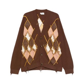 Laneus Cardigans, male, Brown, Size: S Cardigans