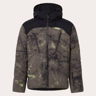 Oakley Tc Rykkinn Jacket In 7Aq-Oxidation Print Green