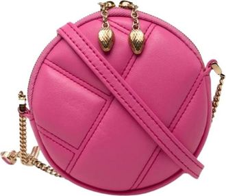 Bulgari Pre-owned Mini Bags, female, Pink, Size: ONE SIZE Pre-owned Vintage Mini Crossbody