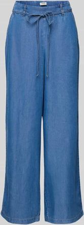 b.young B.Young Wide Leg Jeans mit Bindeg&uuml;rtel Modell KOSMO in Dunkelblau, Gr&ouml;&szlig;e 42