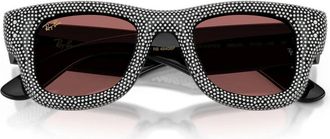 Ray-Ban Rb 4940Bp Wayfarer Puffer - Dames - Zonnebrillen - Zwart - 47 MM - Accessoires