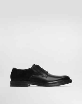 Dolce & Gabbana Derby - Man Lace-ups Black Leather 41.5