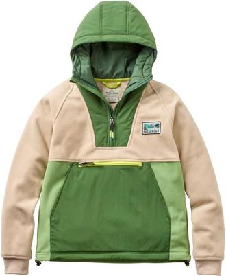 Passenger Bryni Recycled Hooded Polar Fleece Fleecepullover für Damen | beige