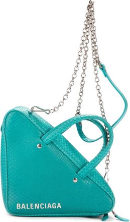 Balenciaga Borsa a tracolla con catena - Blu