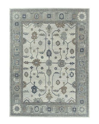 LR Home Lr Home Emilia Traditional Floral Oushak Wool Area Rug