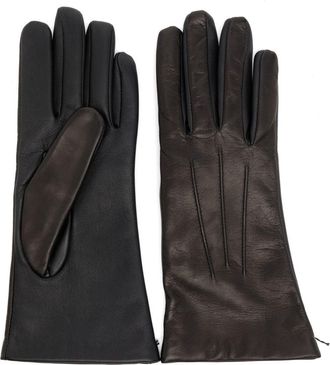 Dents Maisie leather touch-screen gloves - women - Calf Leather - 7.5 - Black