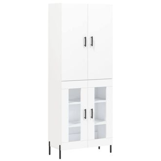 Berkfield Home Highboard White 69.5x34x180 cm Engineered Wood