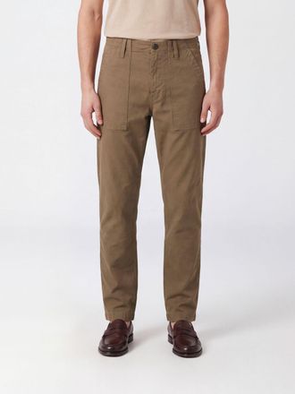 Filson Pantaloni straight leg in cotone con tasche a toppa