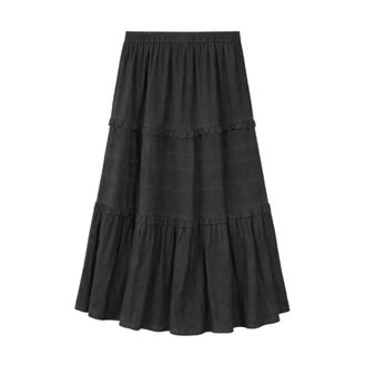 Isabel Marant Valodia Skirt - female - Isabel Marant - Maxi Skirts - Black - S - Skirts