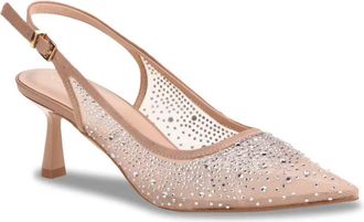 Chinese Laundry Chinese Laundry Minna Pumps Womens Nude Rhinestone Kitten Heel Hawk2748