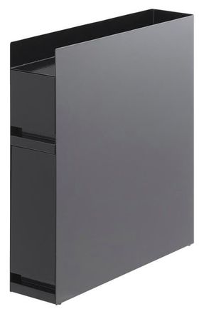 Yamazaki Tableware Concealable Two-Tier Spice Rack in Black at Nordstrom