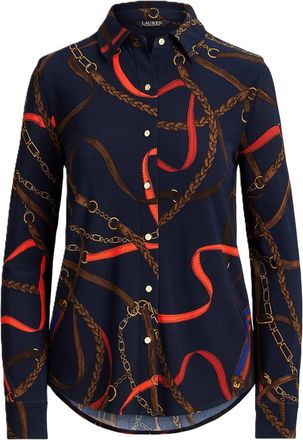 Ralph Lauren Daquane Long Sleeve Shirt with Intricate Pattern