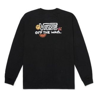 Vans Logo Long Sleeve T-shirt Black VN0A5H86BLK