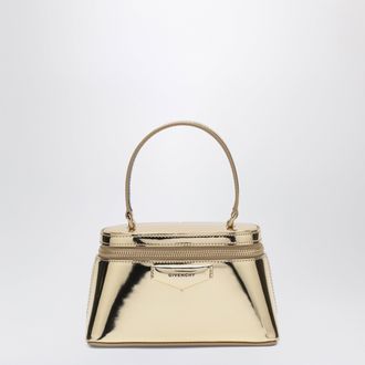 Givenchy Antigona gold mirror-effect leather beauty case