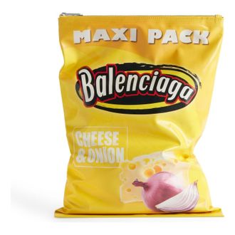 Balenciaga Chips Bag Yellow 7414522AA4O7209