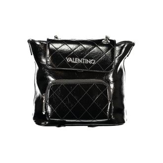 Mario Valentino Mario Valentino Zwarte Polyurethaan Dames Rugzak