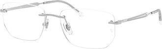 Ray-Ban Rx 3768V Optisch Montuur - unisex - Brillen - Grijs - 54 MM - Accessoires