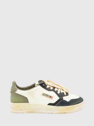 Autry Sneakers Medalist Low Super Vintage in pelle di vitello con effetto usurato
