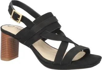 Bella Vita Desoto Slingback Sandal in Black Leather at Nordstrom, Size 8.5