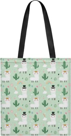 Generic Cute Llamas Tote Bag for Women Men Shoulder Bags Purses Pouch Handbags
