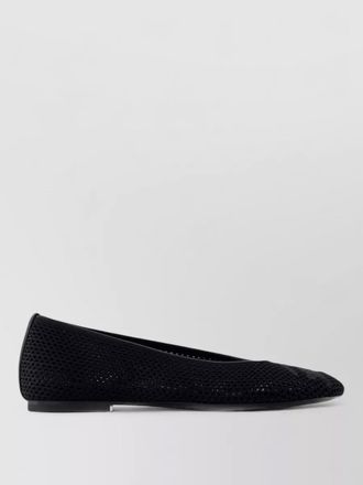 Burberry leather loafers round toe flat sole