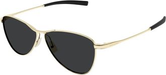 Saint Laurent Vesper Zonnebril - unisex - Zonnebrillen - Geel - 55 MM - Nylon - Accessoires
