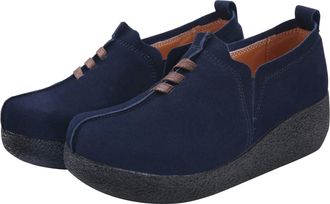 Generic Wedge Shoes Slip On for Women Shoes Rocker Soles Lightweight Platform Shoe Suede Loafers Shoe Comfortable Tennis Sneakers Orthopedic Trainers Walking 