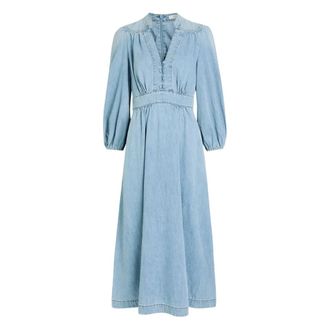 Zimmermann Midi Dresses, female, Blue, Size: M Midi Dress