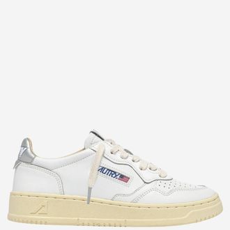 Autry White Silver Logo Sneakers