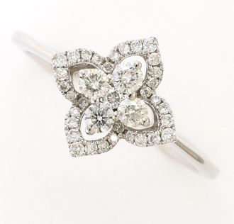 C&A White Gold White Gold (18K) Band Ring (Pre-Owned)