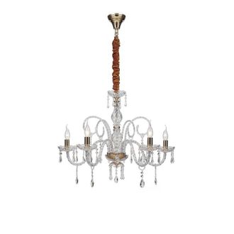 Netlighting MONALISA 5 Light Chandeliers Gold Crystal 70x70cm | Size: 70x70 cm