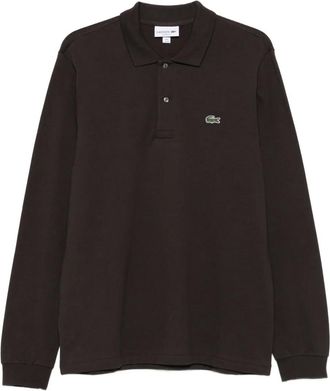 Lacoste long-sleeve polo shirt - Brown