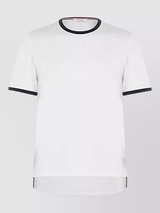 Thom Browne short sleeve ringer polo jersey shirt