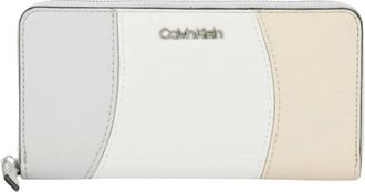 Calvin Klein Accessoires, Dames, Veelkleurig, ONE Size, Stijlvolle Portemonnee met Meerdere Vakken